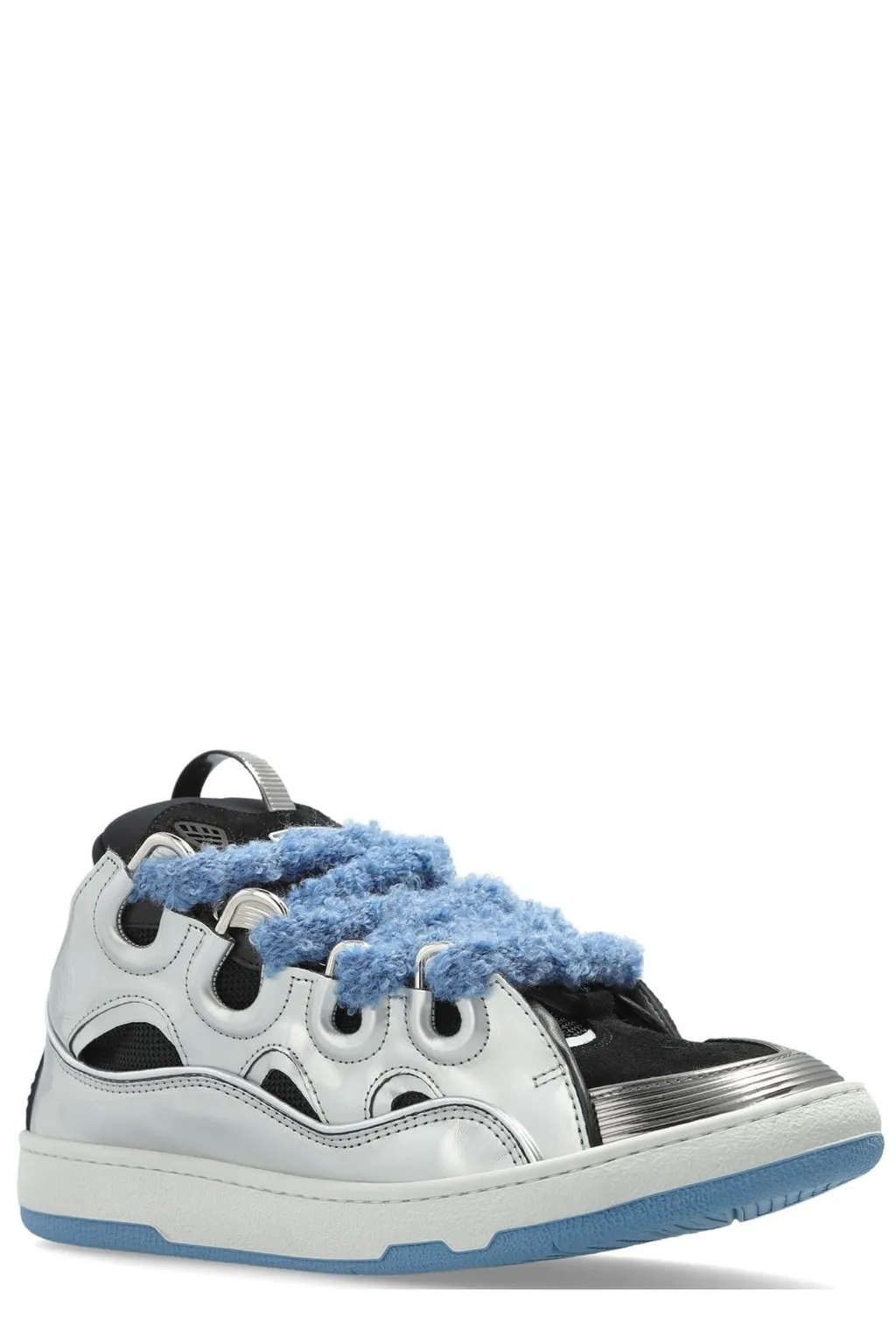 Lanvin Rope-Lace Cut-Out Sneakers