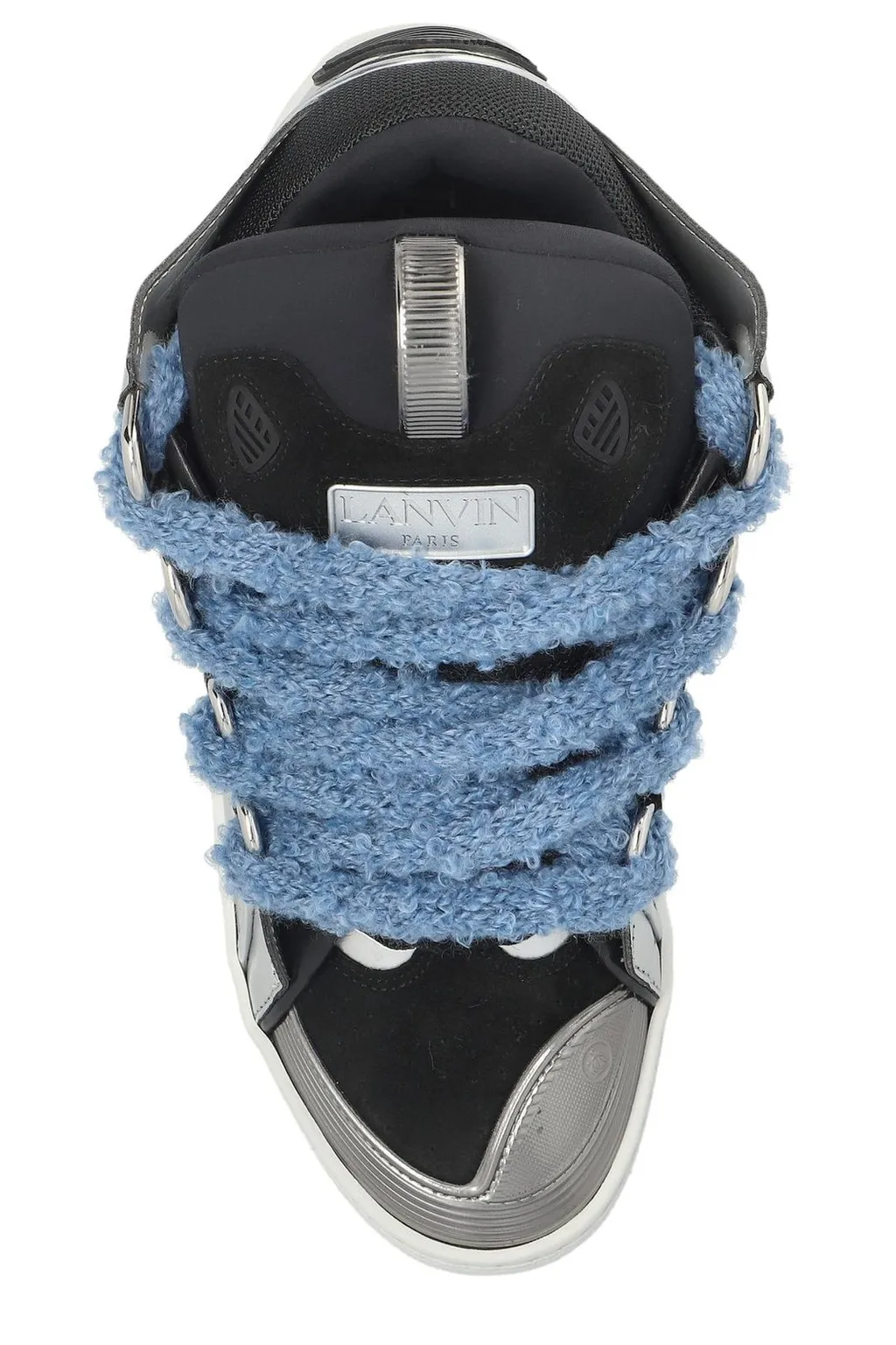 Lanvin Rope-Lace Cut-Out Sneakers