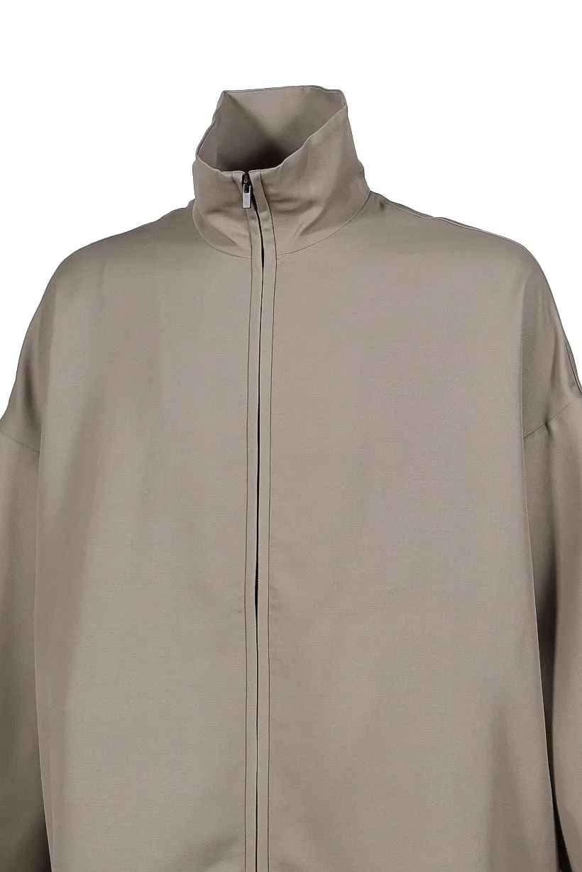 High Neck Jacket /Dusty Beige