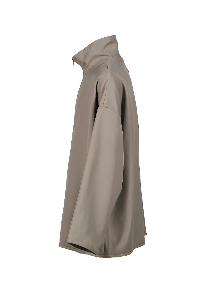 High Neck Jacket /Dusty Beige