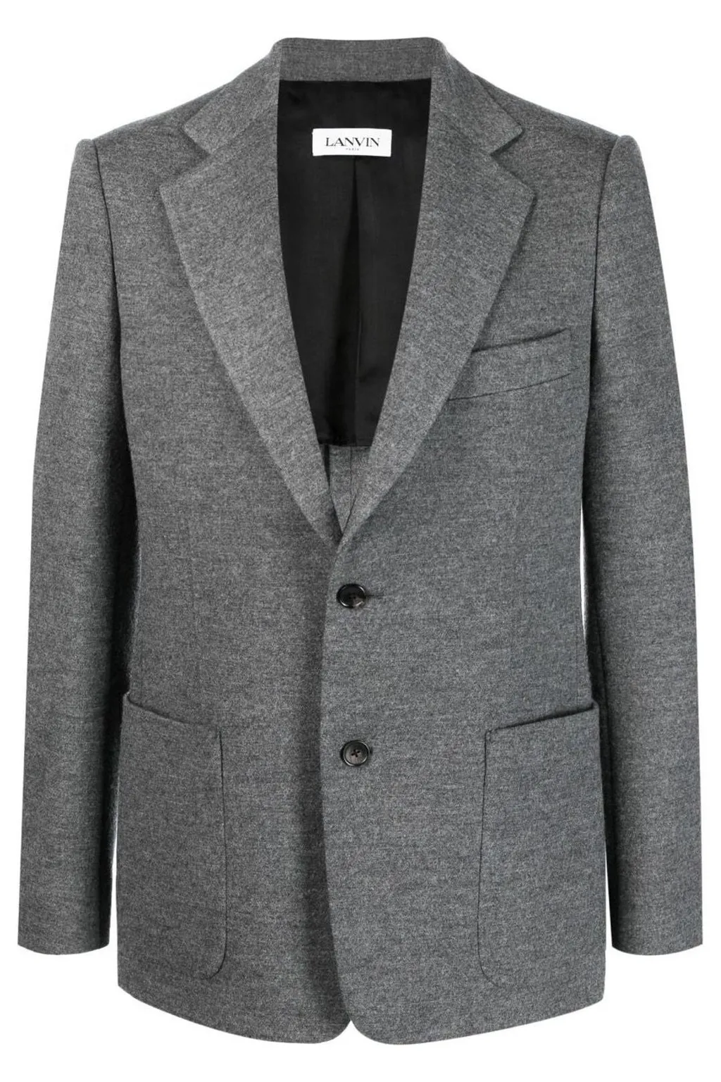 Lanvin Single-Breasted Long-Sleeved Jacket