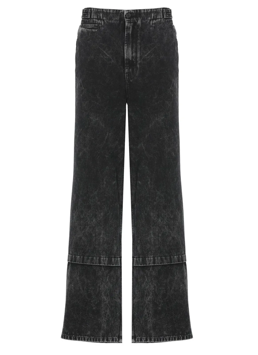 Lanvin Belted Wide-Leg Jeans