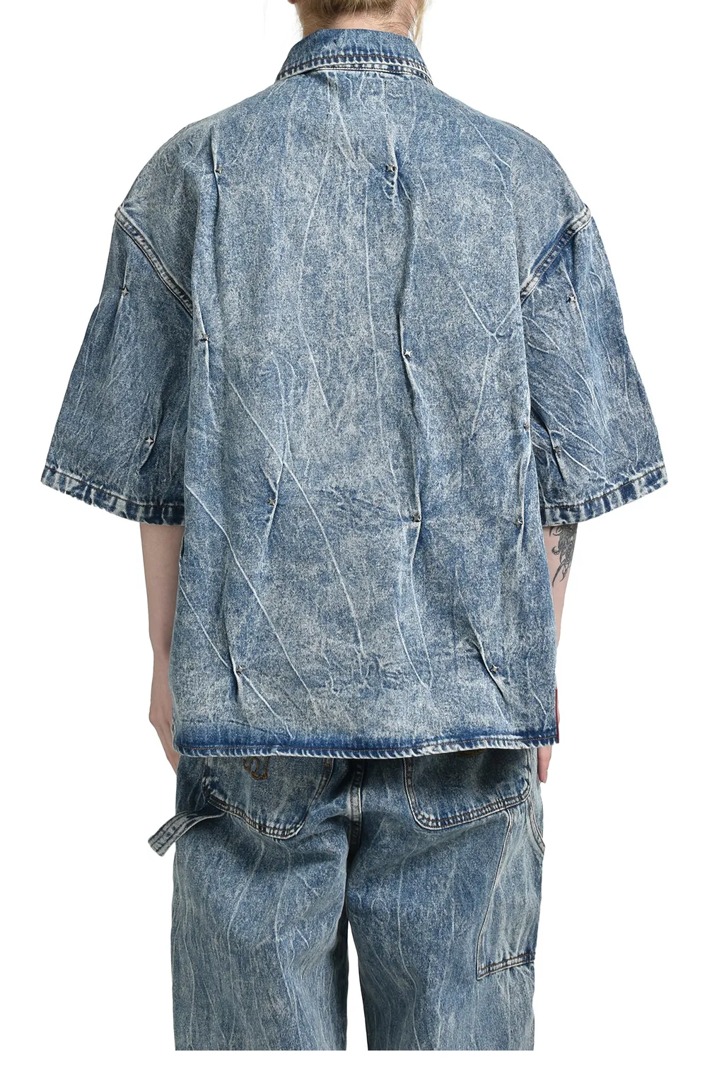 Multi Rivet Shirt Blue / Lt. Blu