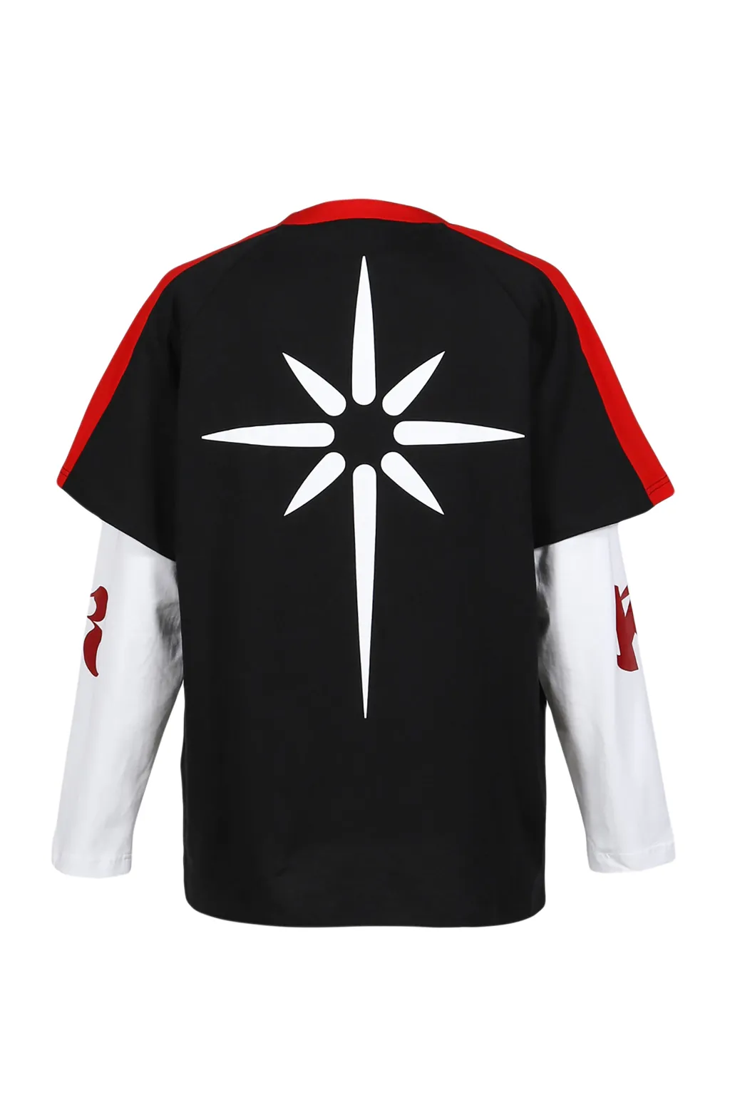 Baseball Longsleeve Polo / Blk