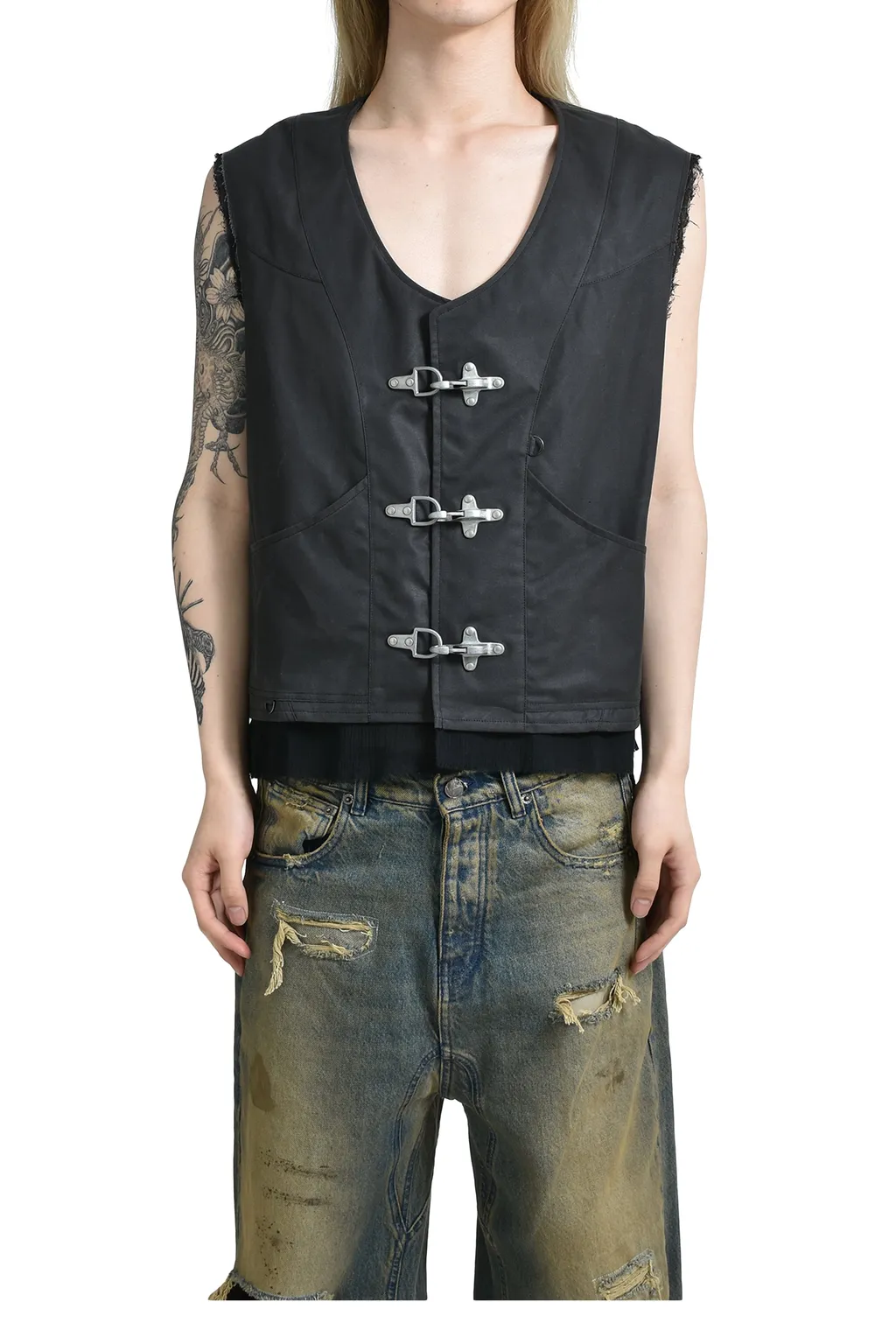Steamcraft Patchwork Vest / Gry