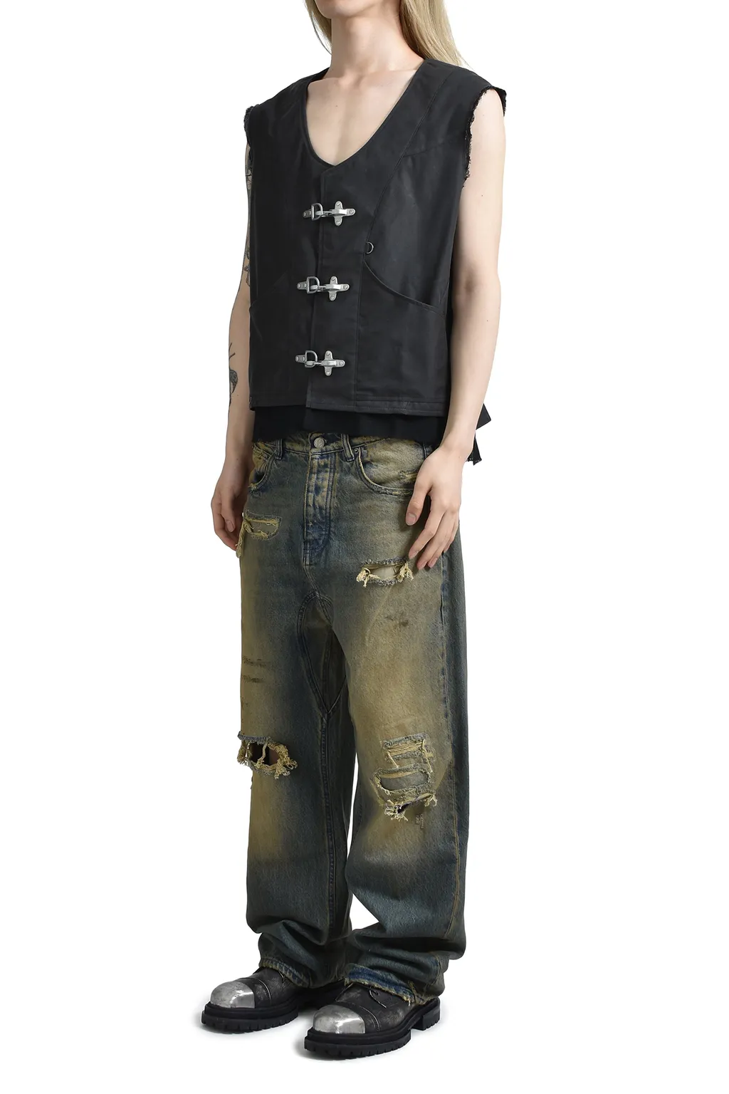 Steamcraft Patchwork Vest / Gry