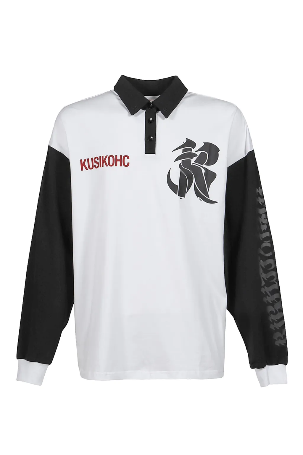 Rugby Long Sleeve Polo / White