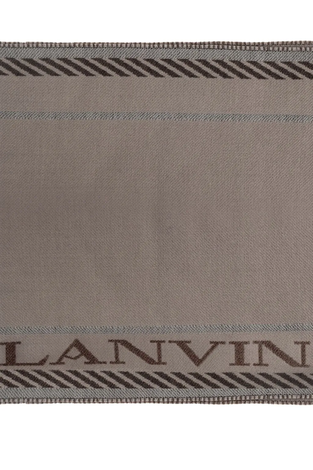 Lanvin Knitted Fringed Scarf