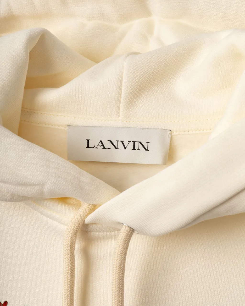 Lanvin Floral-Print Drawstring Hoodie
