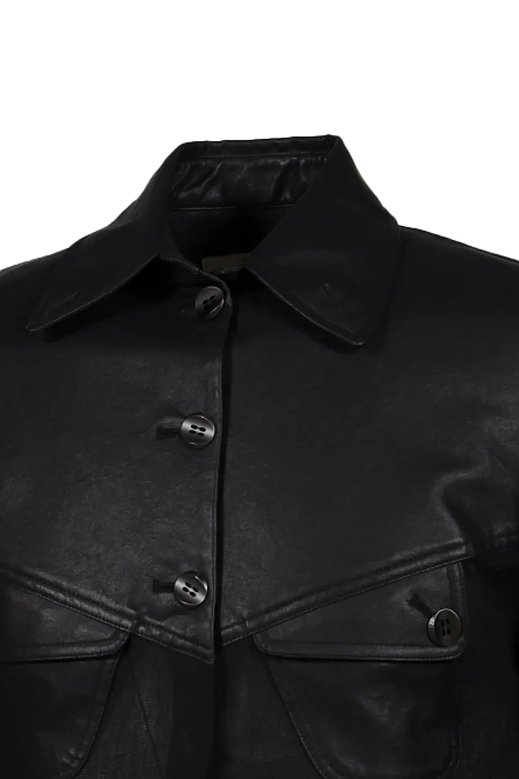 Mould[A/C] Cropped Trucket Jacket / Blk