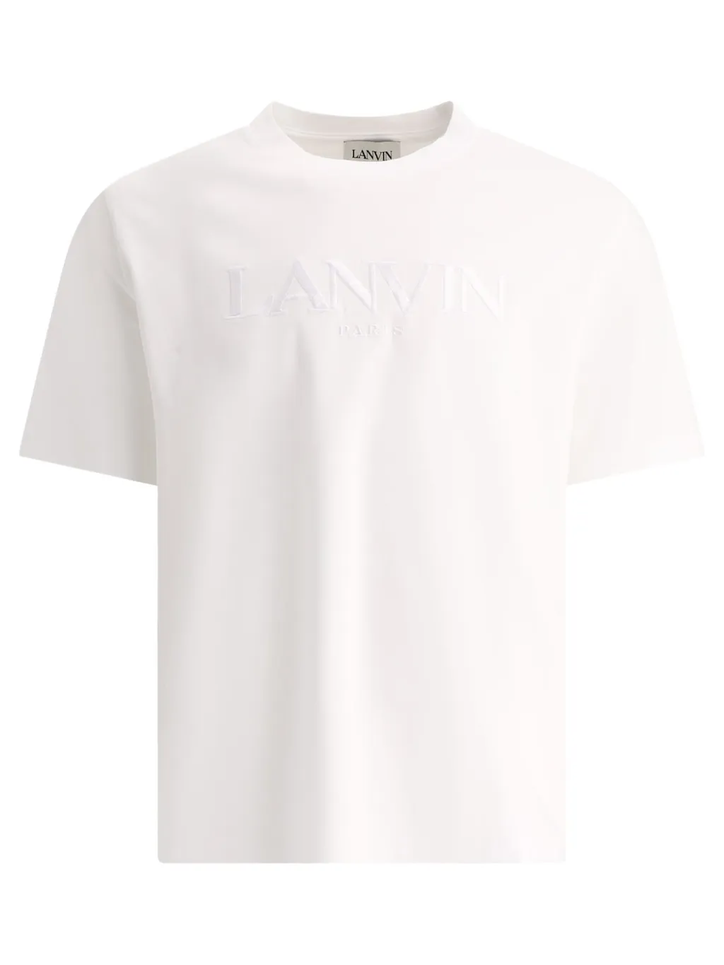 Lanvin Logo Embroidered Crewneck T-Shirt
