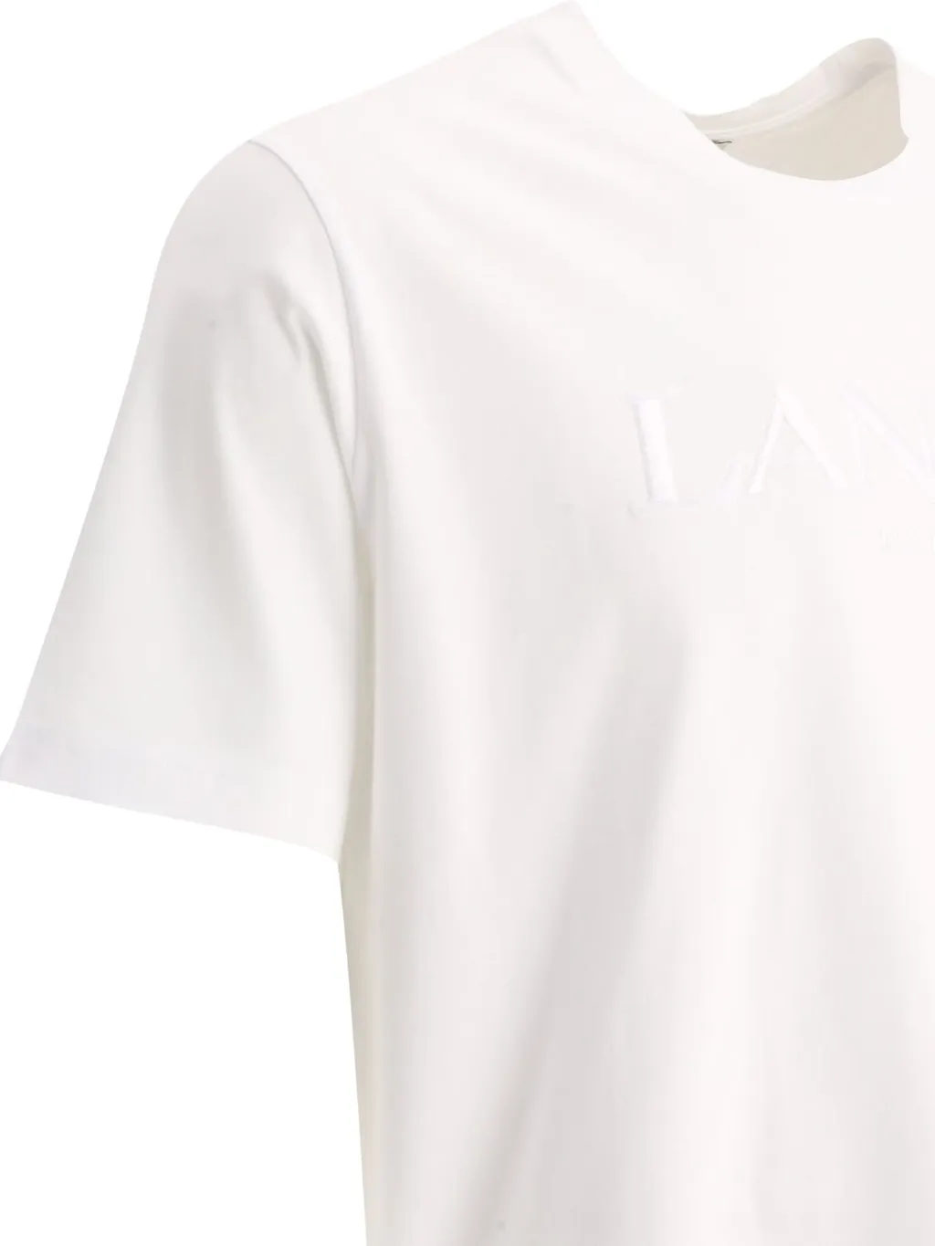 Lanvin Logo Embroidered Crewneck T-Shirt