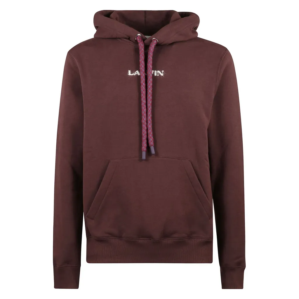 Lanvin Curb-Lace Drawstring Hoodie