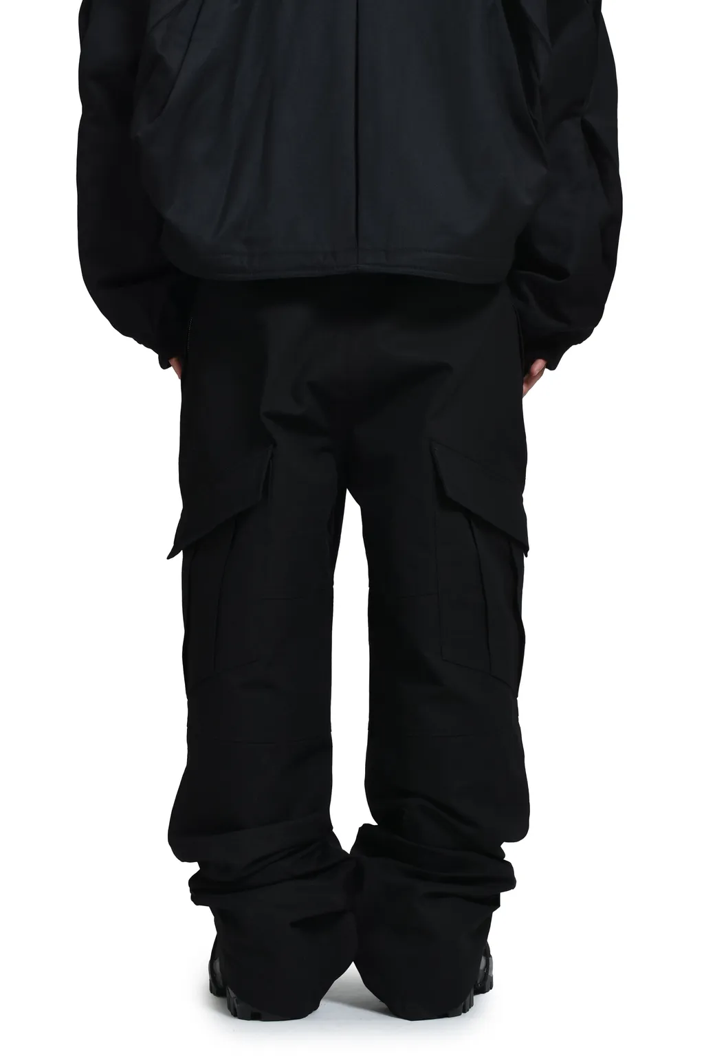 3-Way Zip Cargo Trousers / Blk