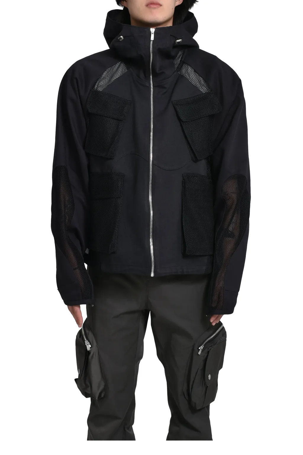 Aire Multi Mesh Pocket Jacket / Blk