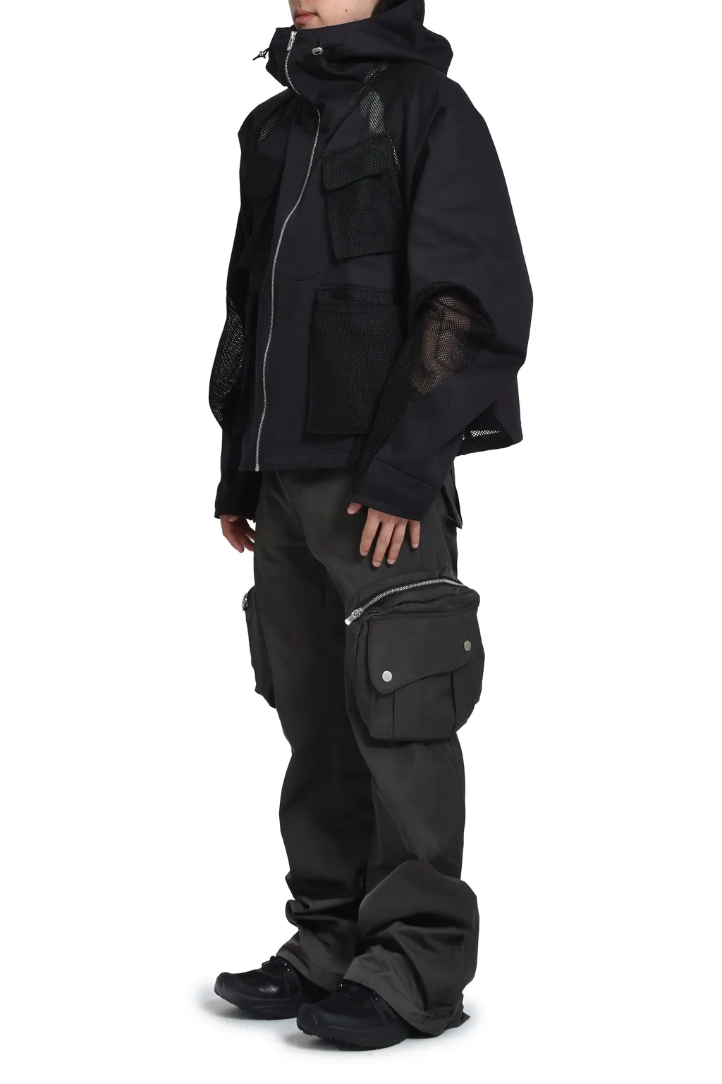 Aire Multi Mesh Pocket Jacket / Blk