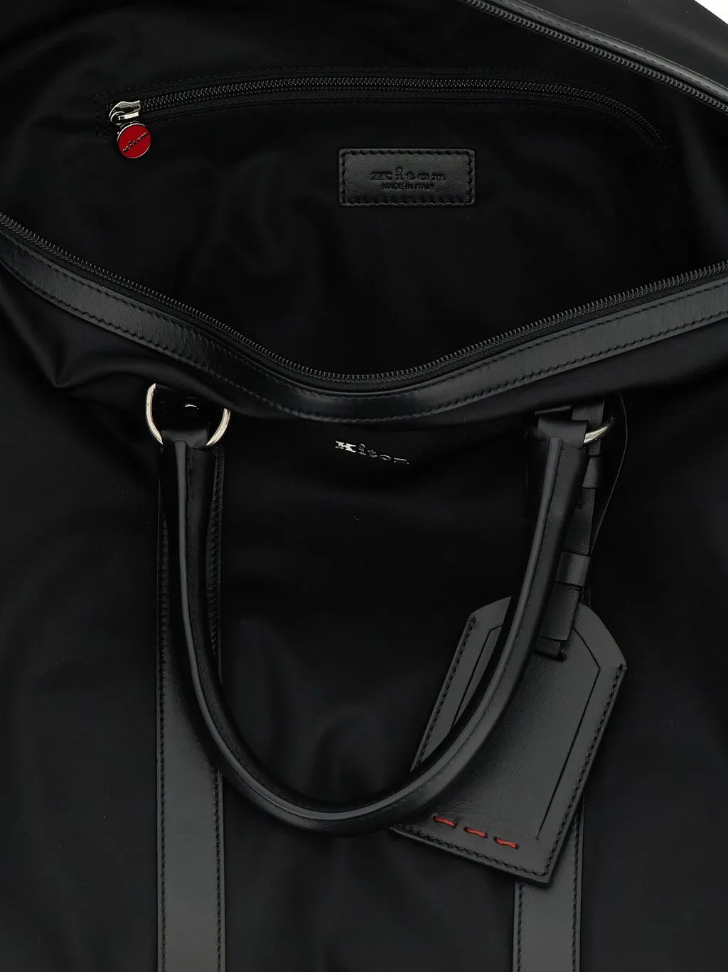 Kiton Logo Lettering Double Handle Travel Bag