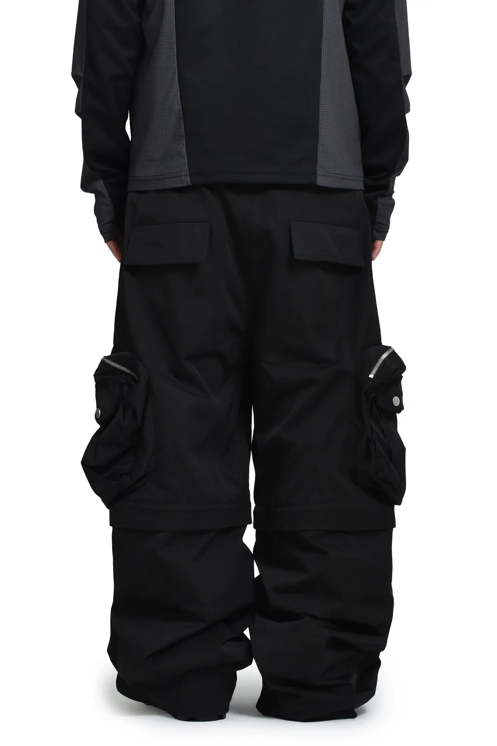Diffraction Convertible Cargo Trousers / Blk