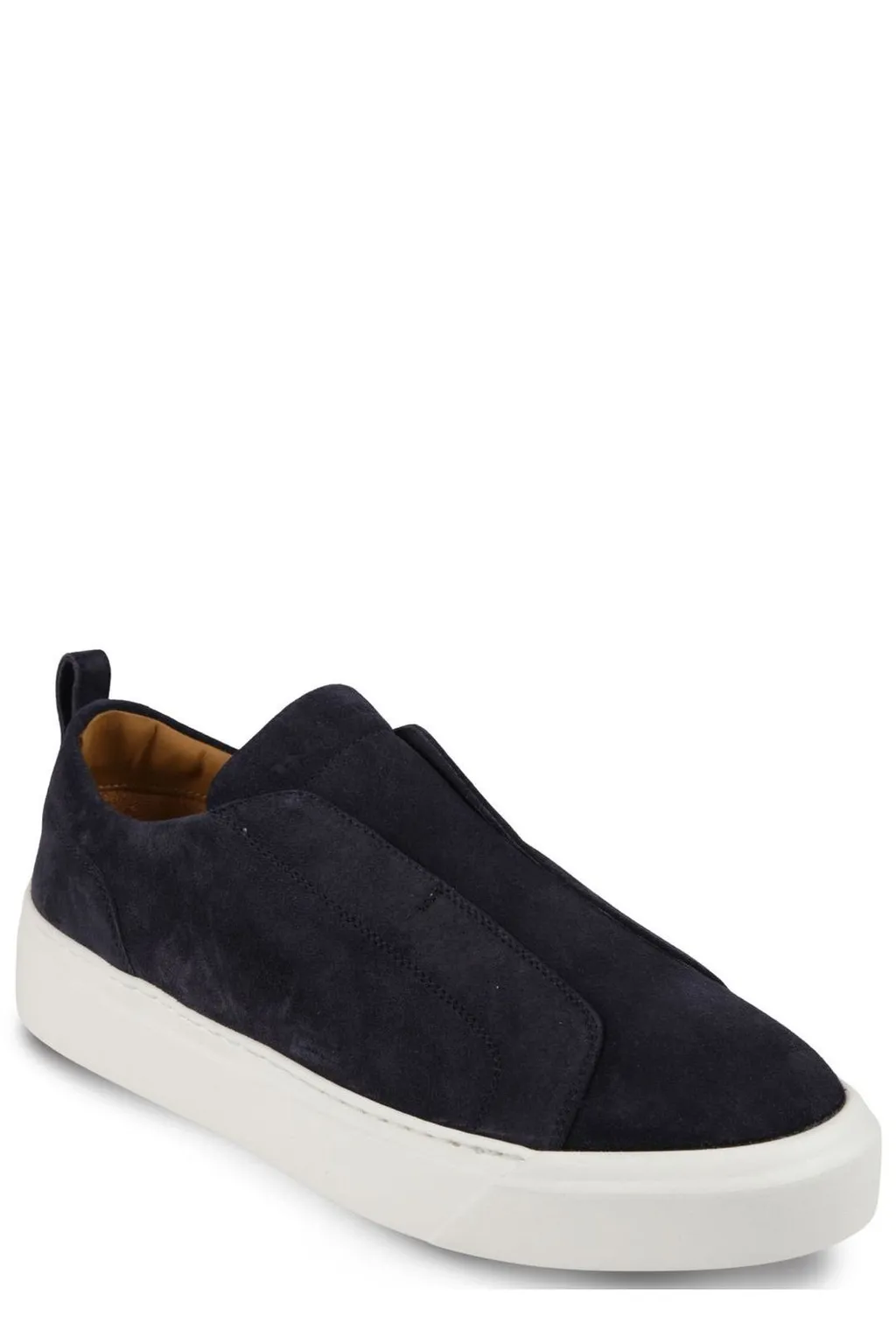 Kiton Round-Toe Slip-On Sneakers