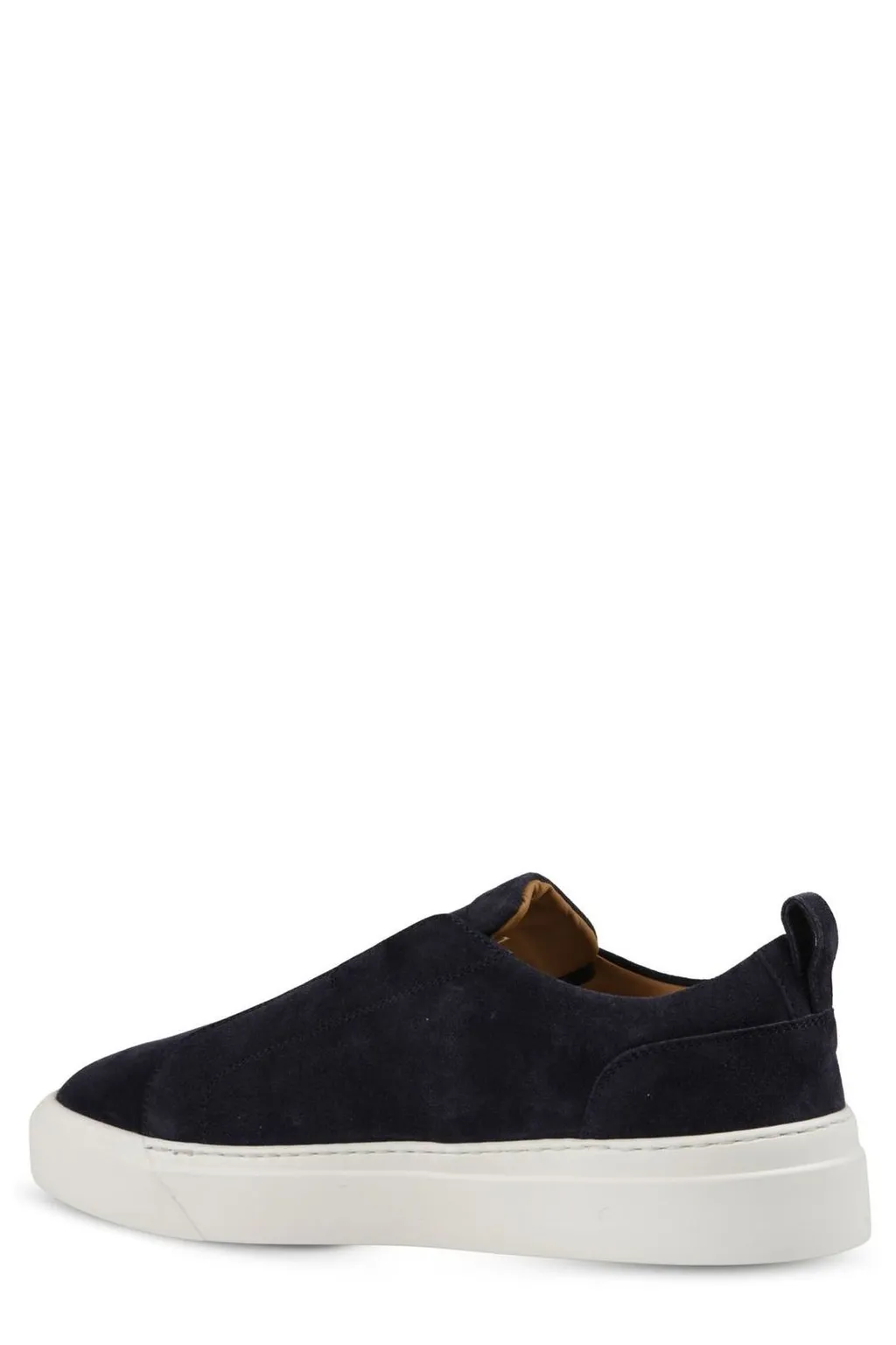 Kiton Round-Toe Slip-On Sneakers
