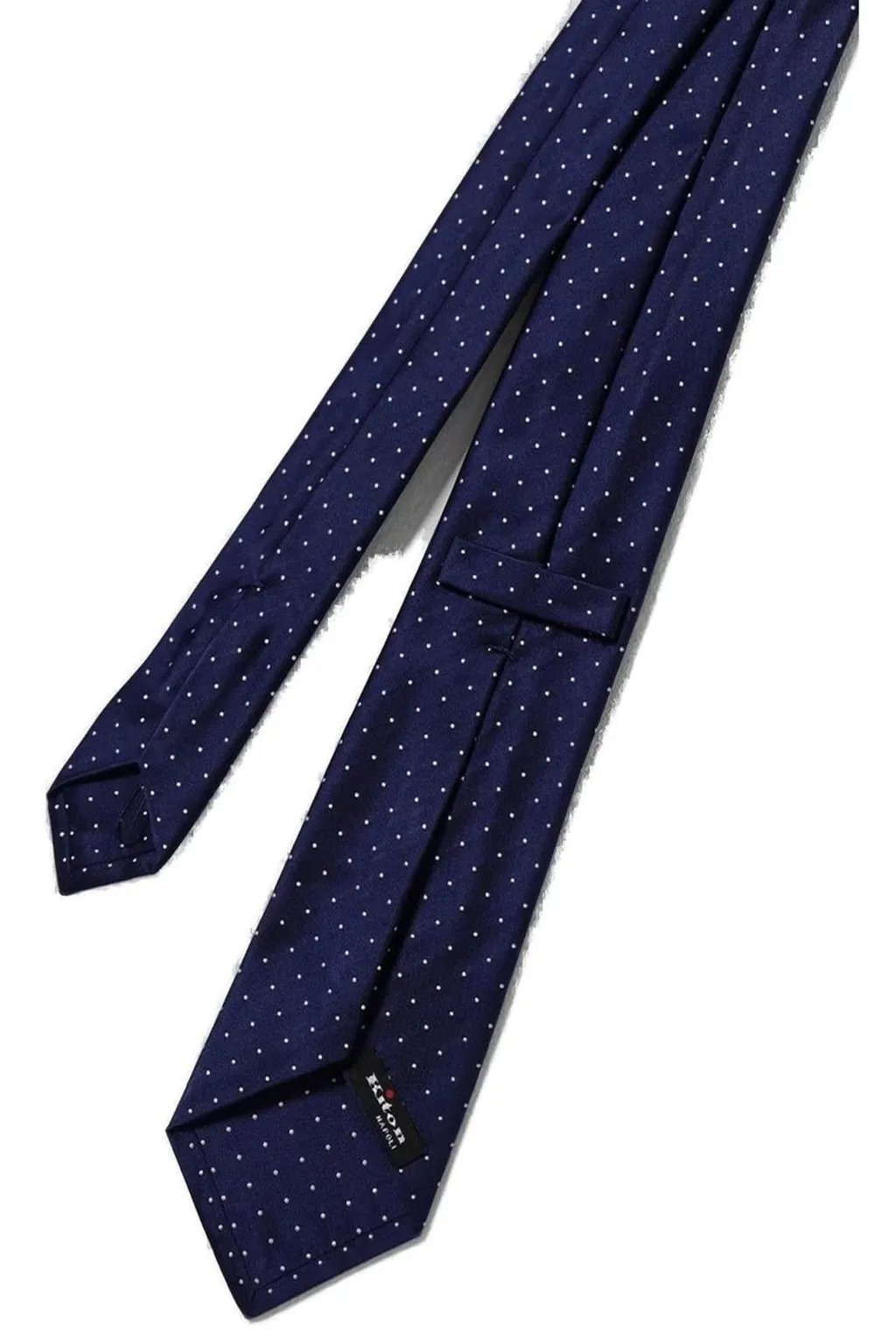 Kiton Polka Dot Printed Tie