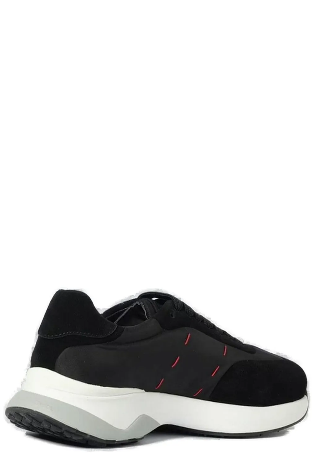 Kiton Round-Toe Lace-Up Sneakers