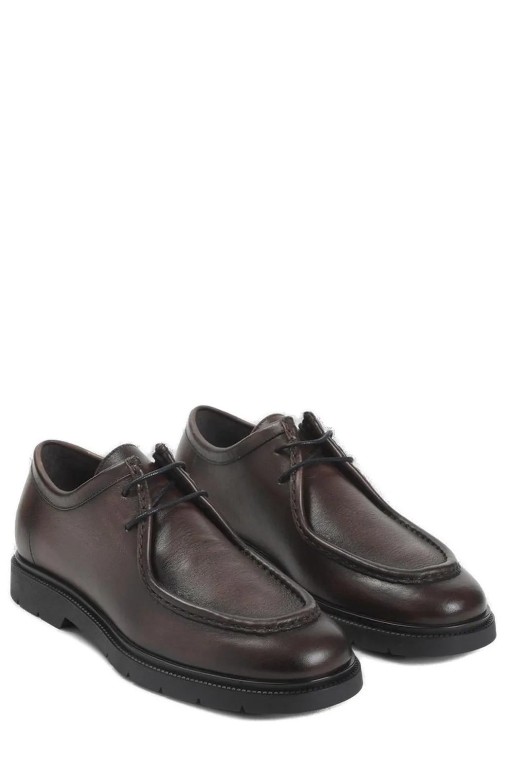 Kiton Embossed Stitch Sneakers