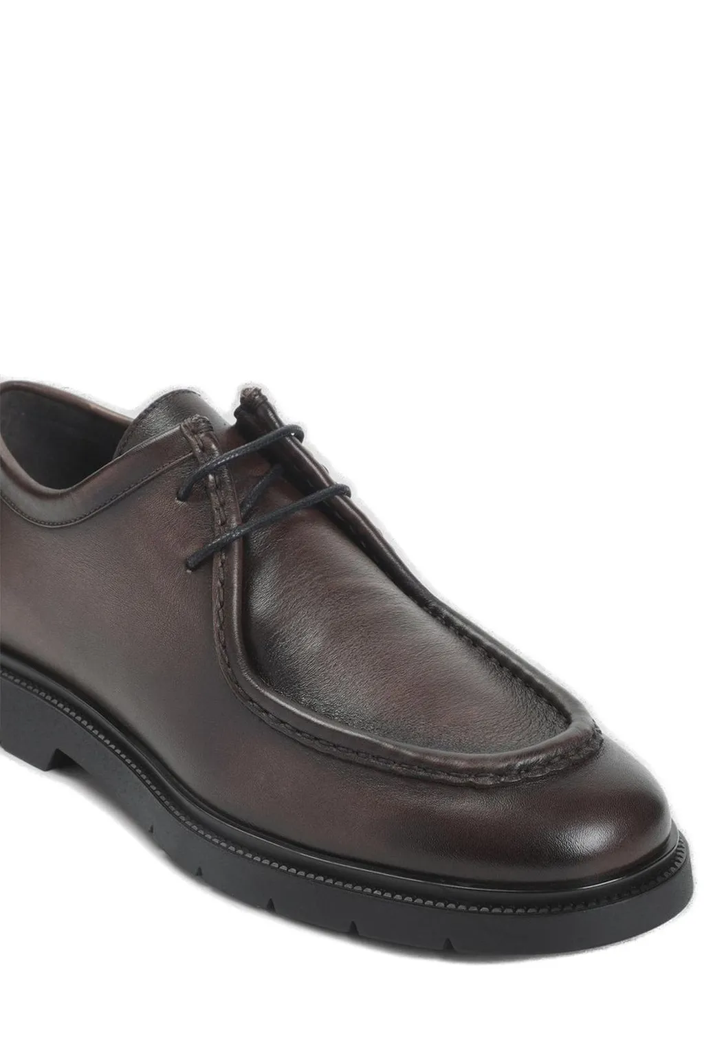 Kiton Embossed Stitch Sneakers
