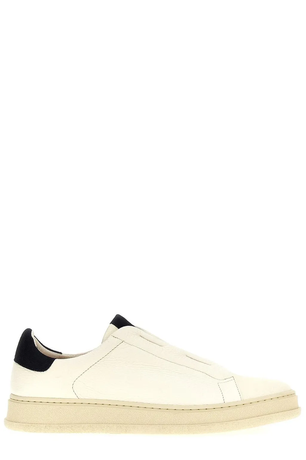 Kiton Double Stitch Slip-On Sneakers