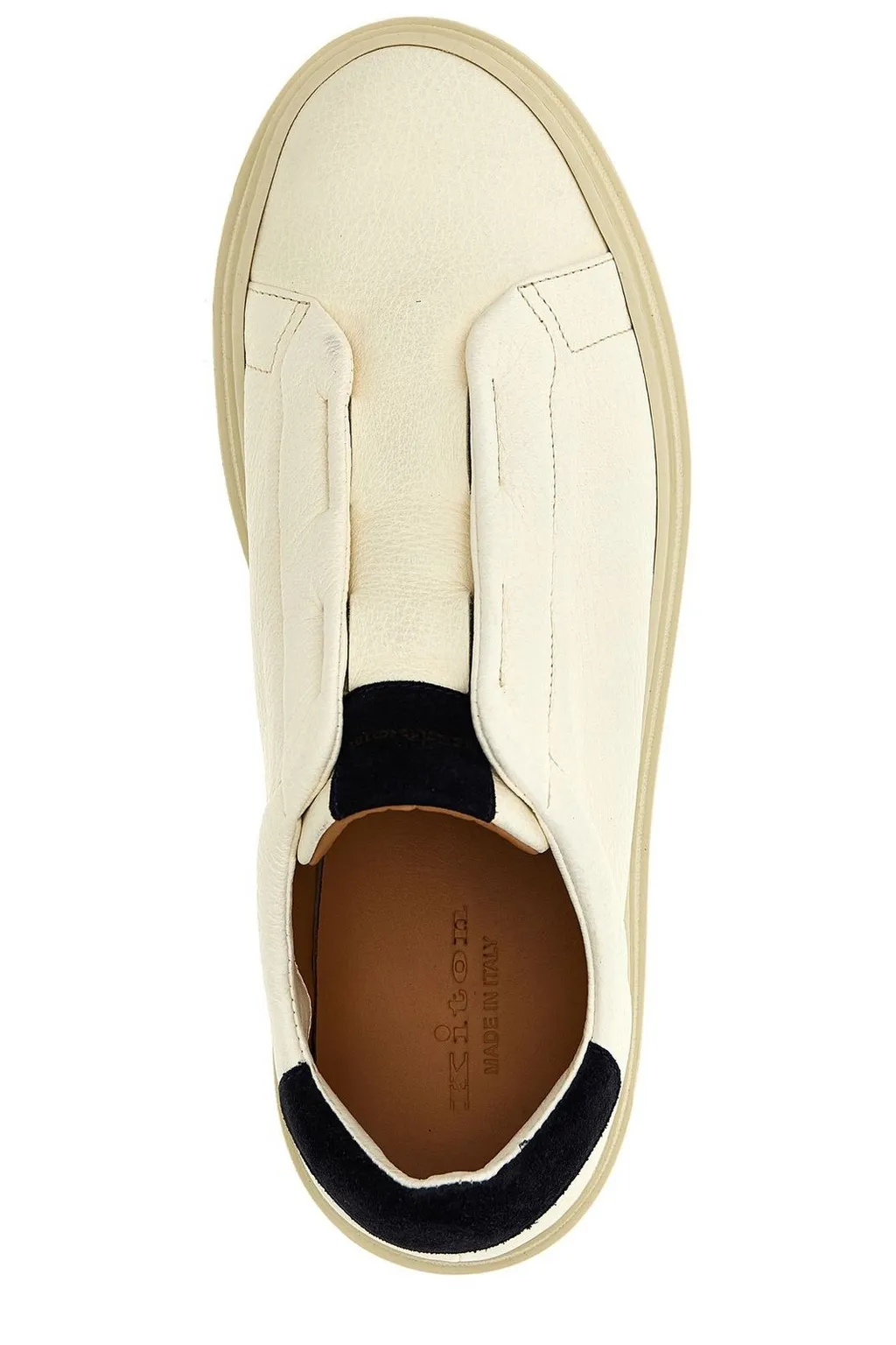 Kiton Double Stitch Slip-On Sneakers