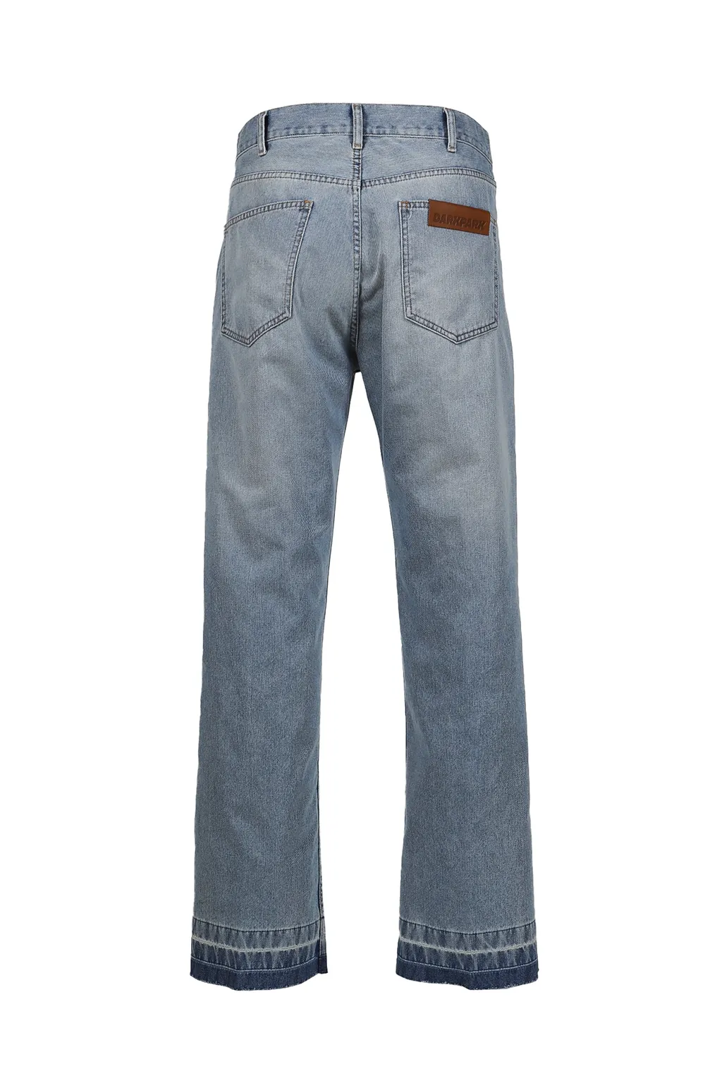 Edi - Nylon Infused Creased Straight-Leg Denim / Miami Light