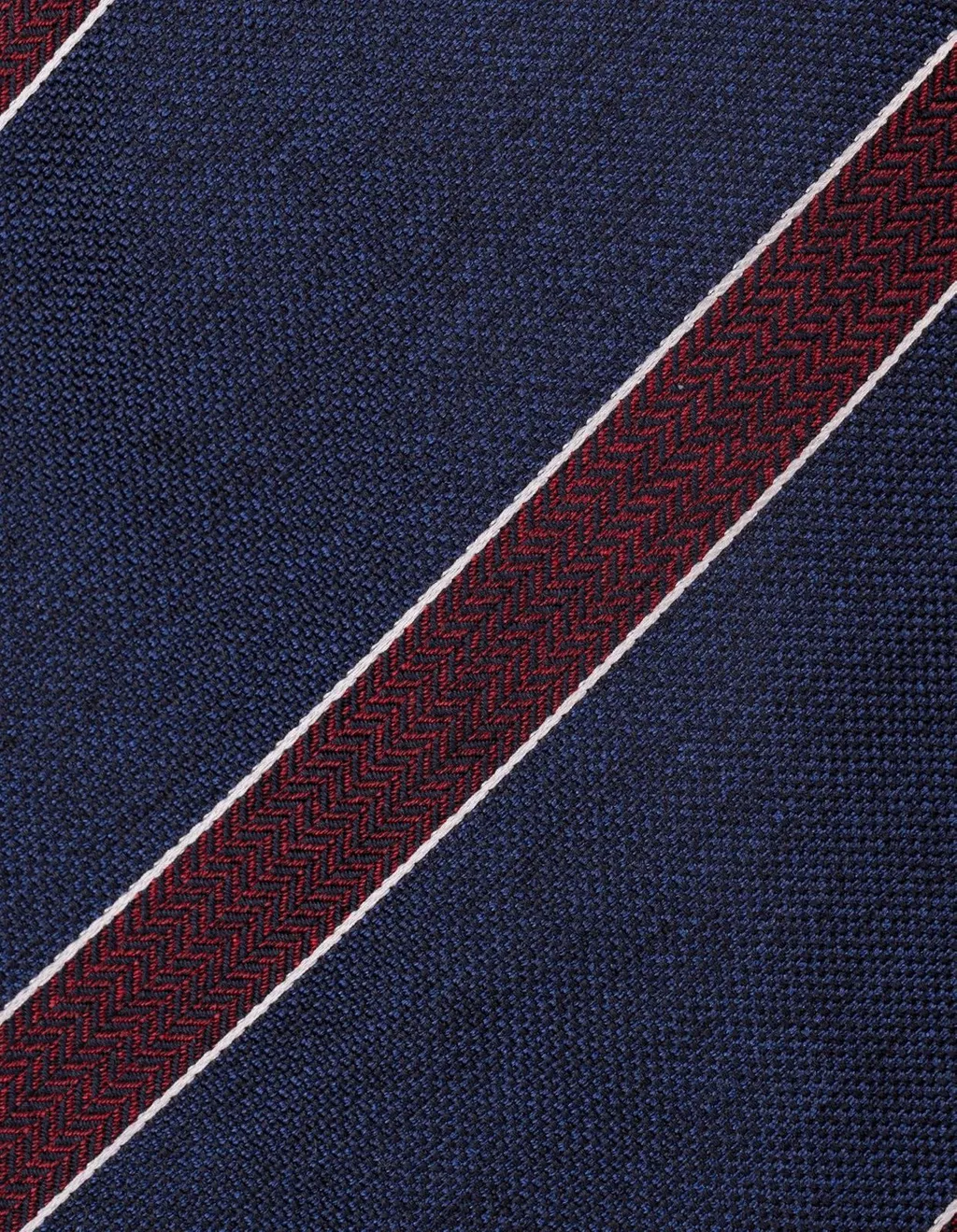 Kiton Striped Pointed Tip Tie