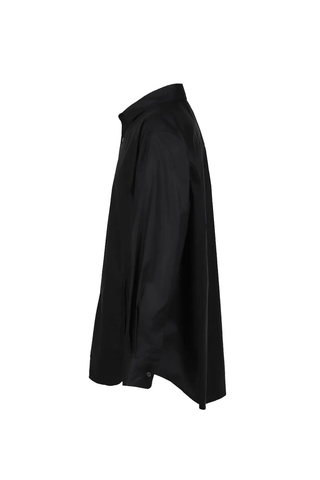 Damon - Popeline Shirt / Black