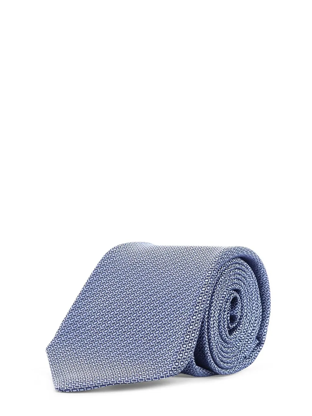 Kiton Micro Pattern Logo Tag Tie