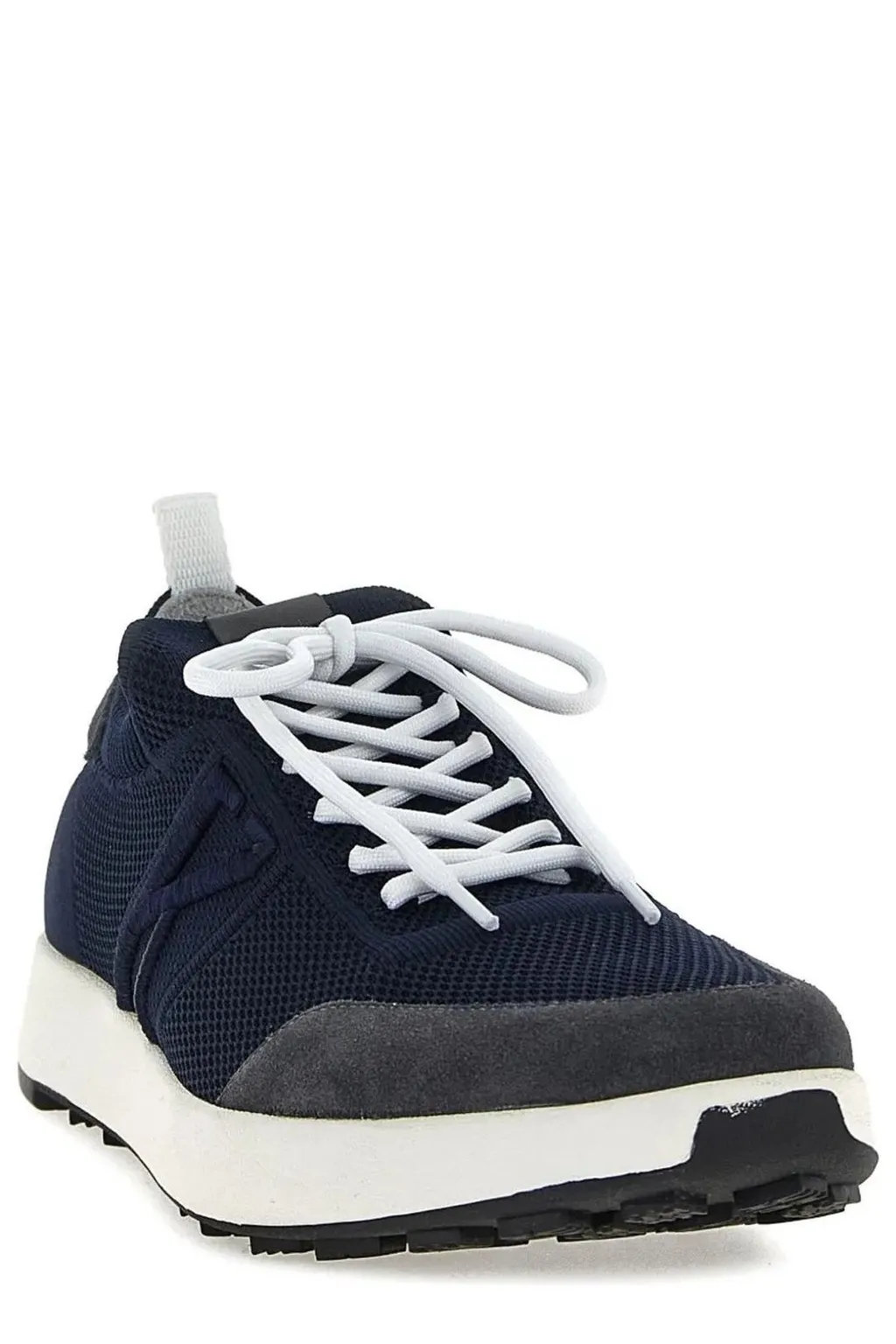 Kiton Logo Embroidered Low-Top Sneakers