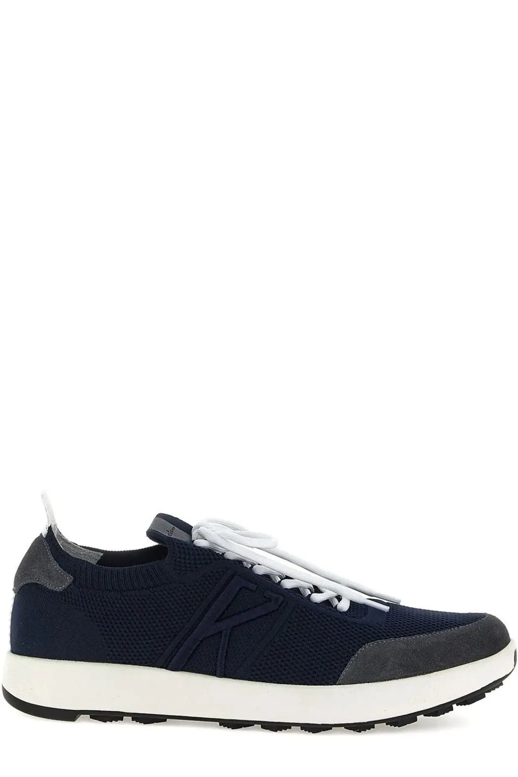 Kiton Logo Embroidered Low-Top Sneakers