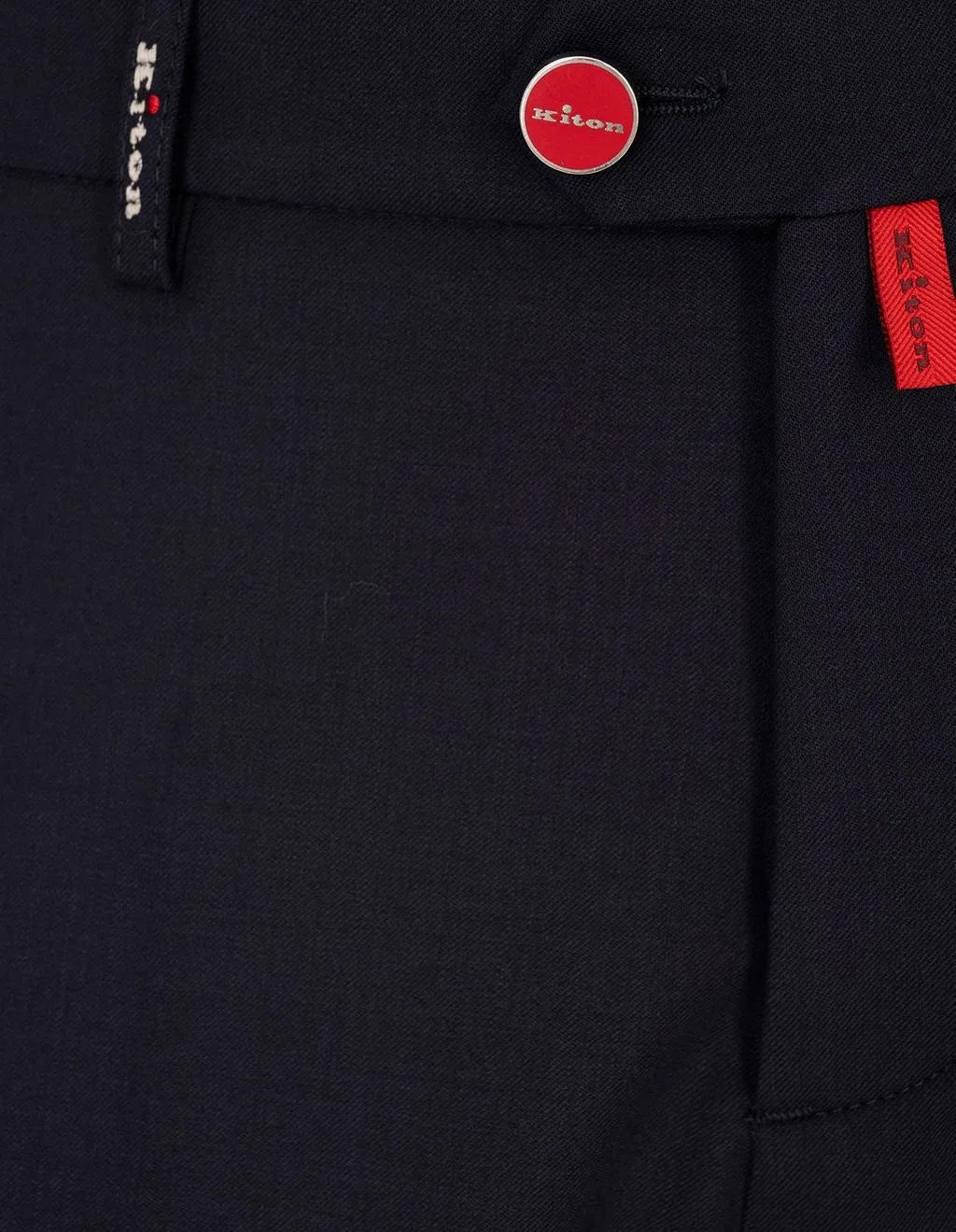 Kiton Logo Patch Trousers