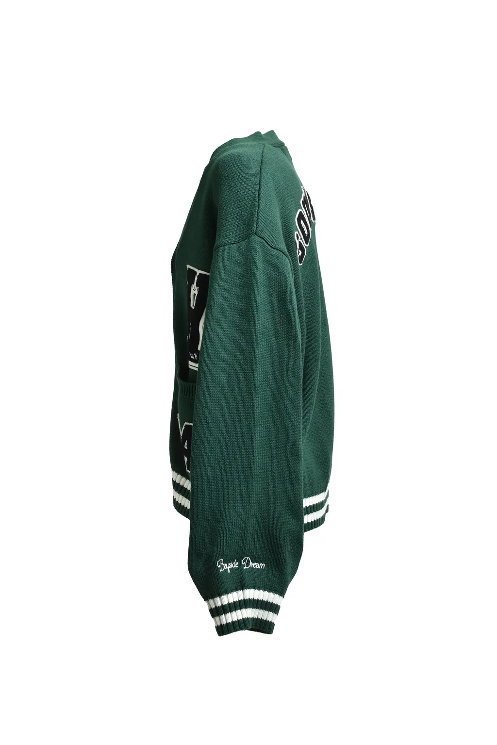 Bh Patch Knit Cardigan / Grn