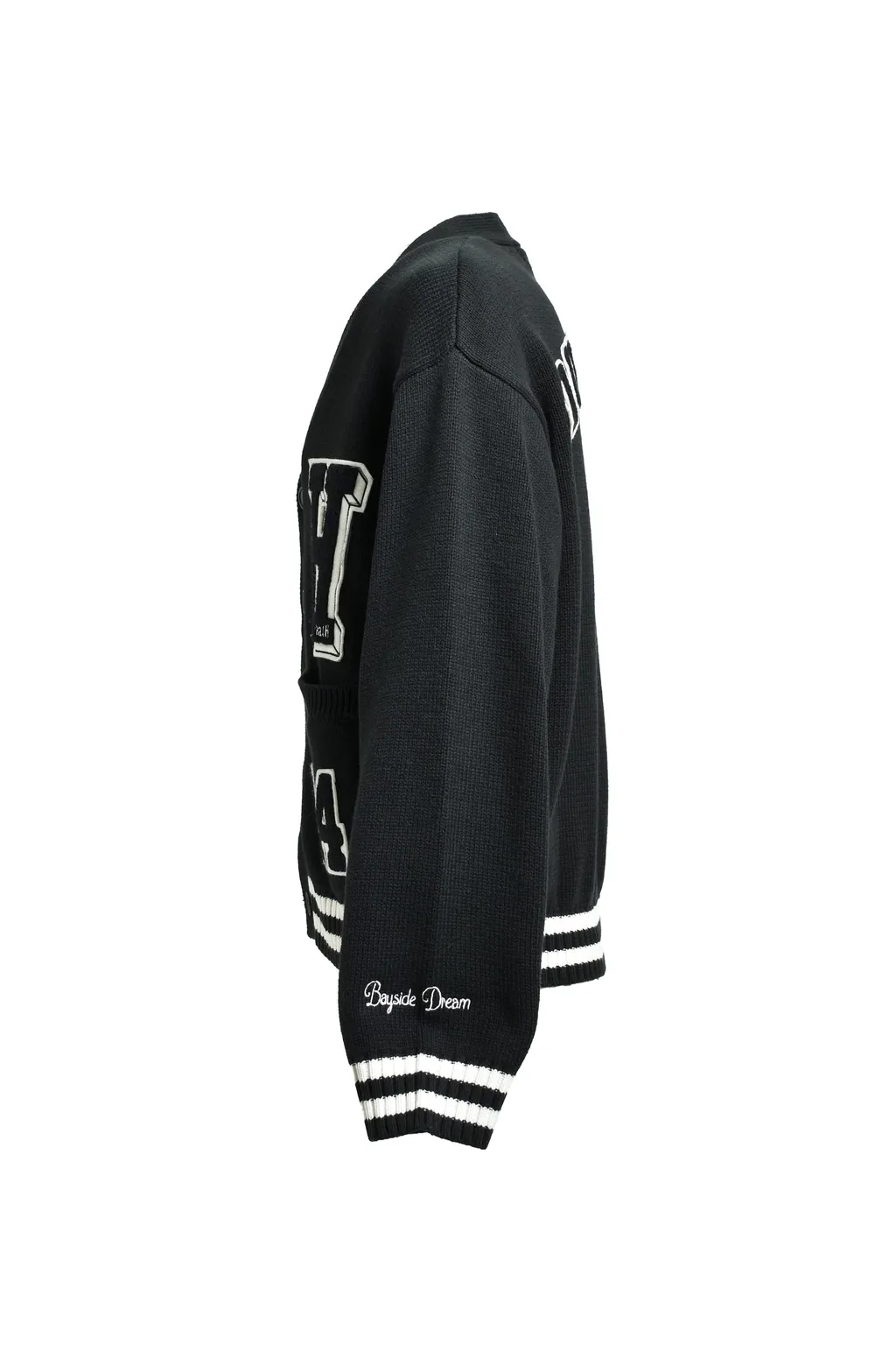 Bh Patch Knit Cardigan / Black