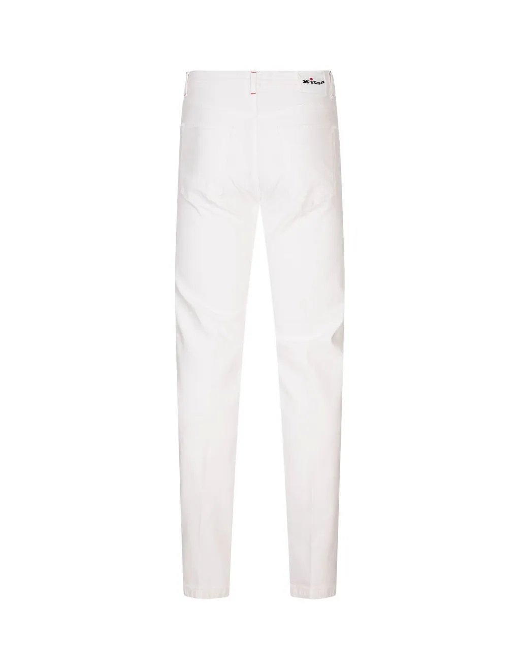 Kiton Logo Patch Tapered-Leg Trousers