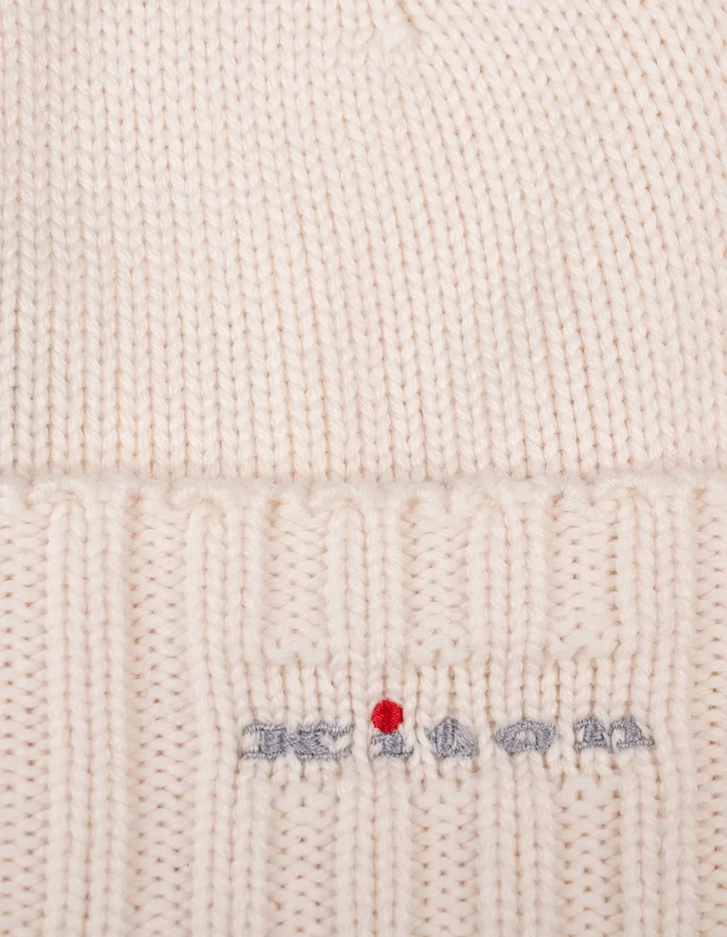 Kiton Logo Embroidered Ribbed-Knit Beanie