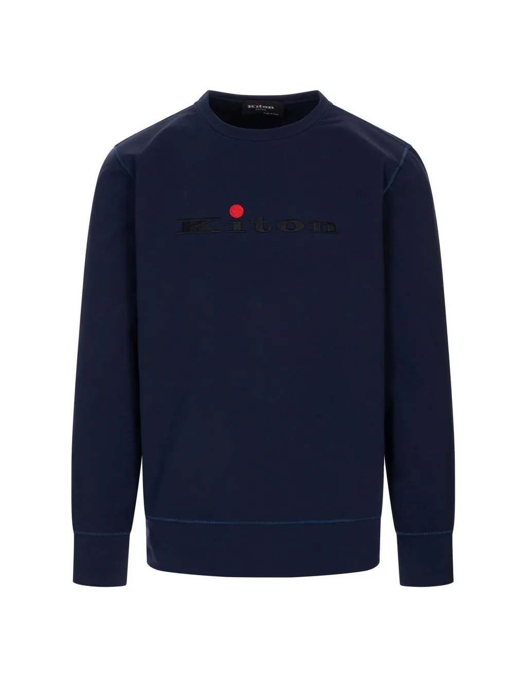 Kiton Logo Embroidered Sweatshirt