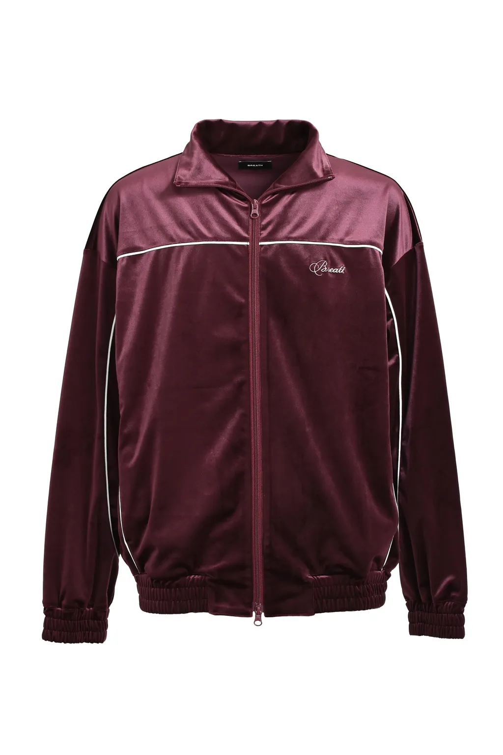 Script Logo Piping Velor Jacket / Bur