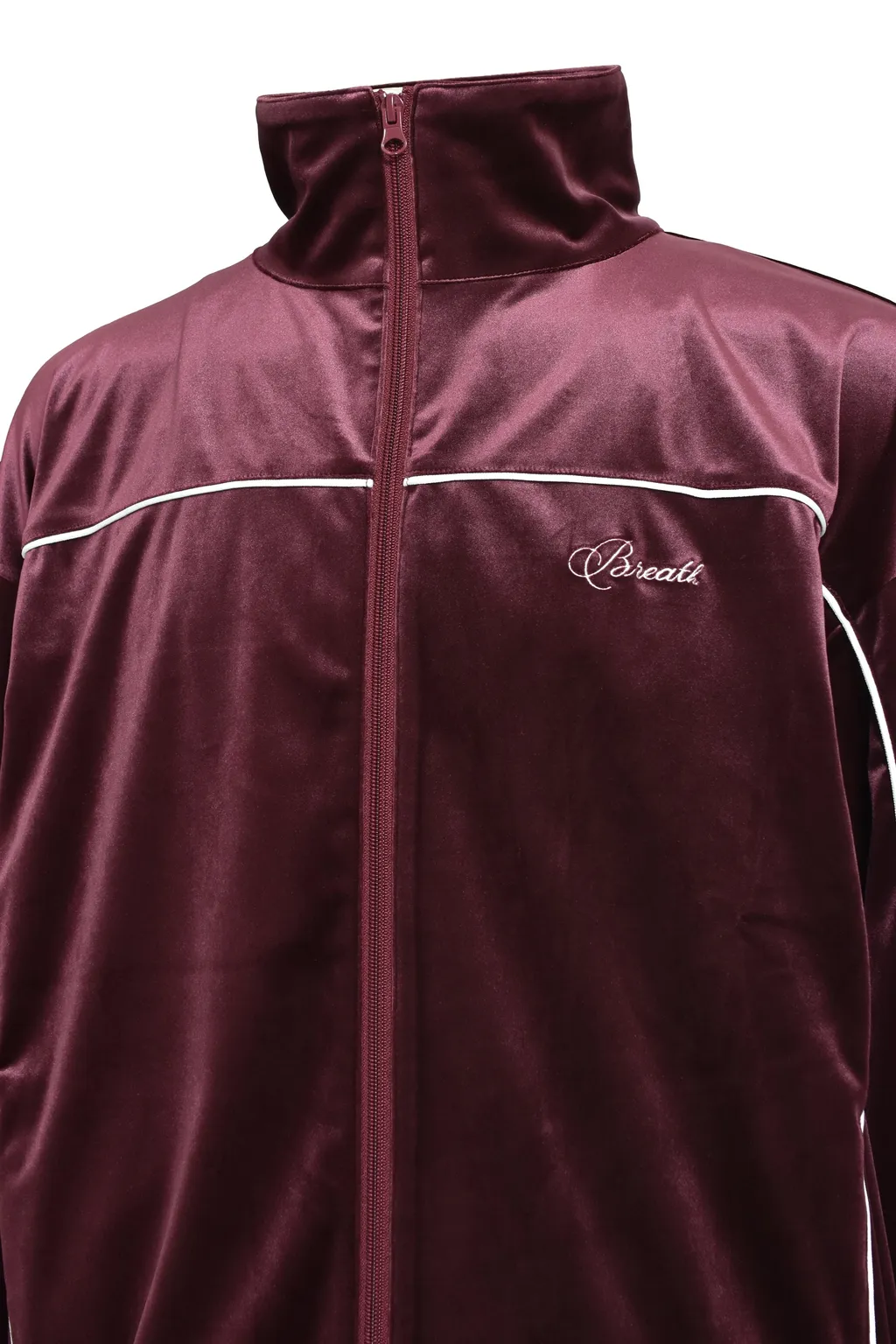 Script Logo Piping Velor Jacket / Bur