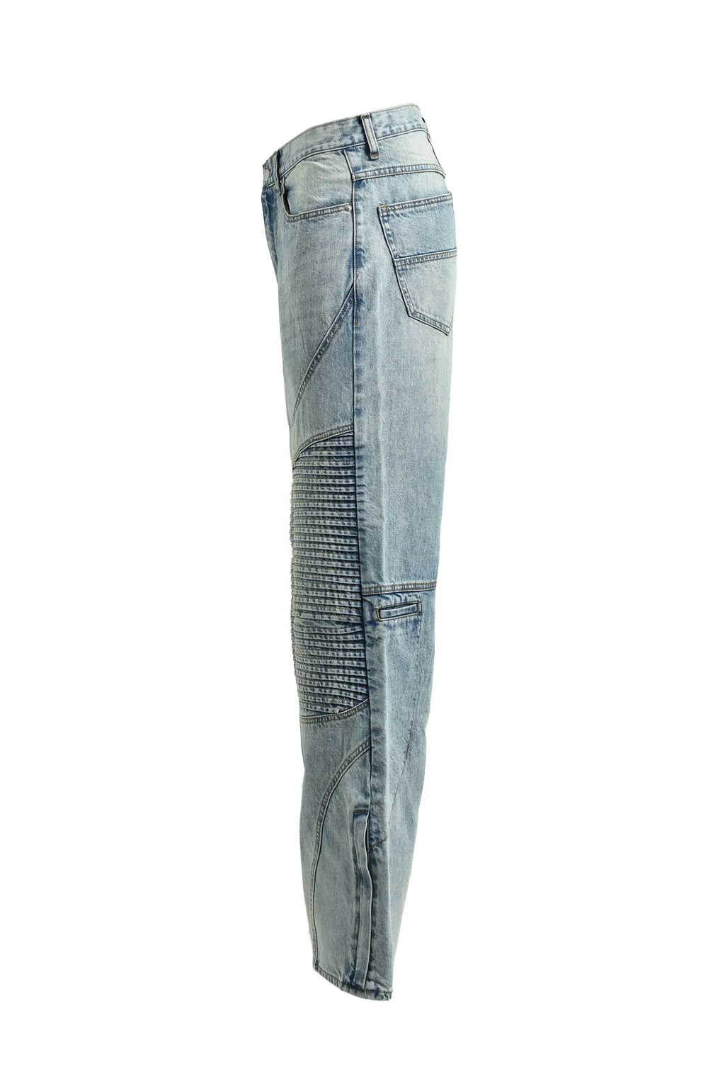 Fade Biker Denim Pants / Ind