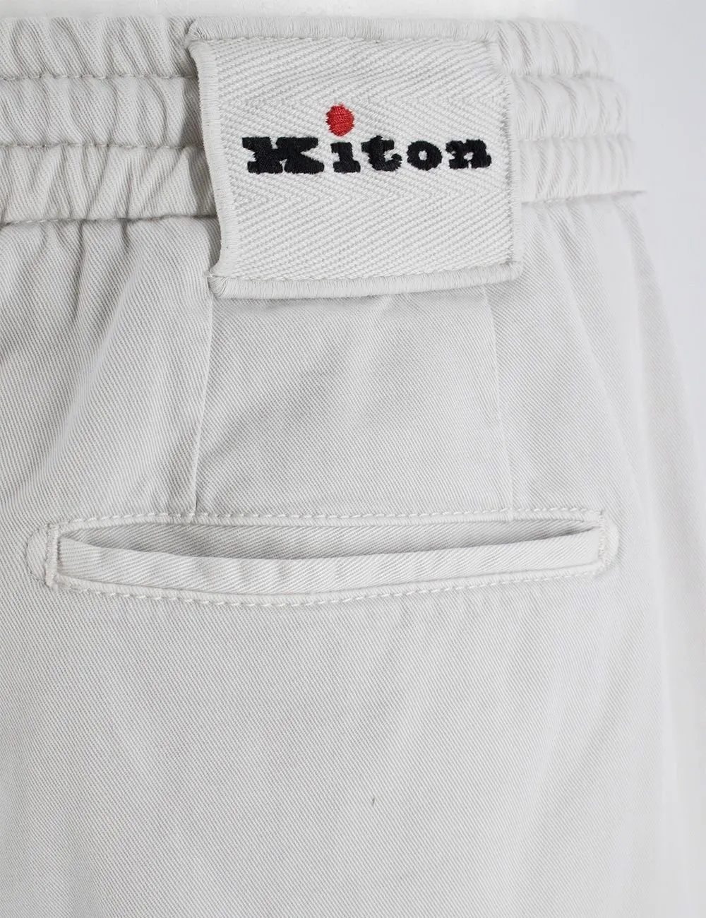 Kiton Elastic-Waist Drawstring Pants