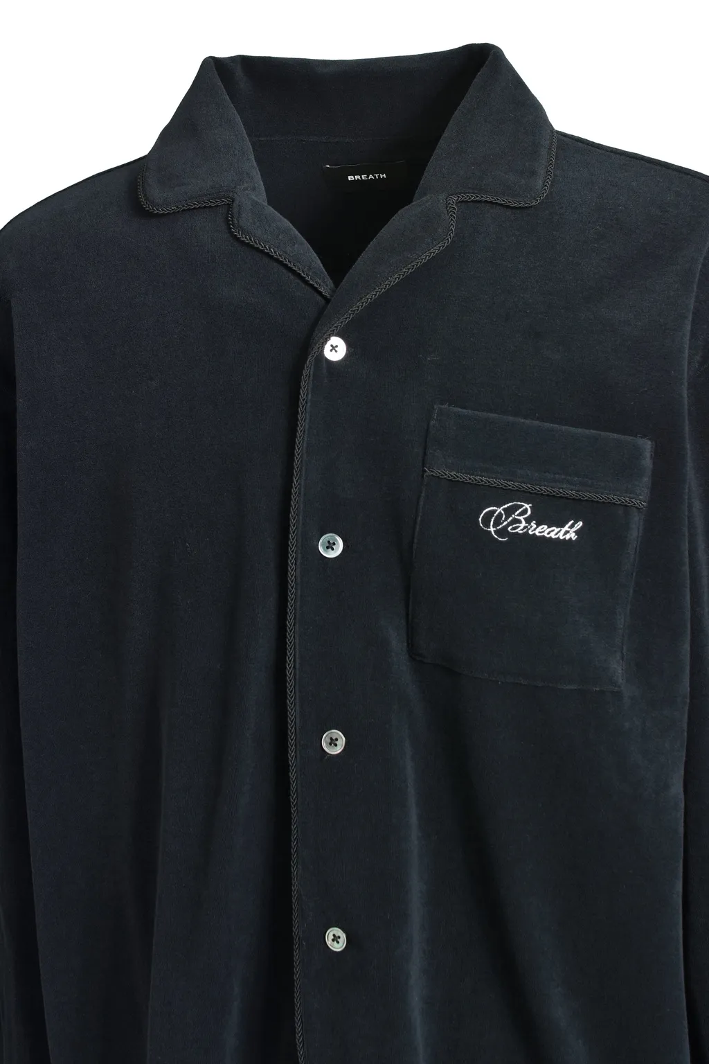 Script Logo Slab Shirt / Black