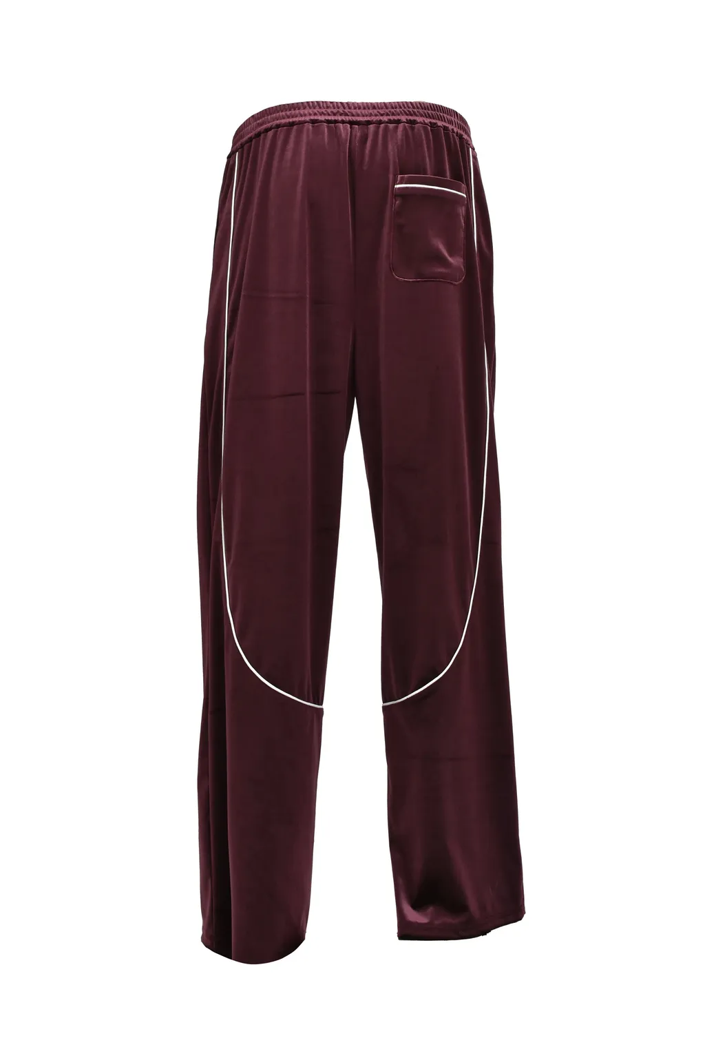 Script Logo Piping Velor Track Pants / Bur