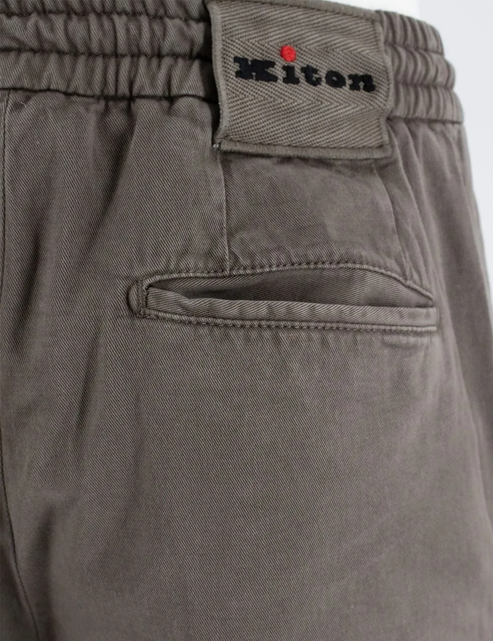 Kiton Elastic Waist Trousers