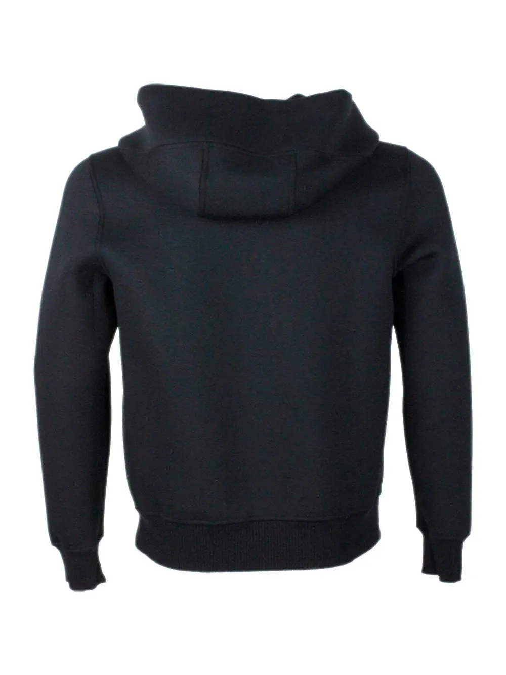 Kiton Long-Sleeved Zip-Up Hoodie